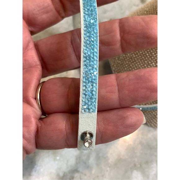 Turquoise Crystal Bracelet #sparkle - Picture 4 of 4